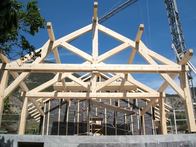 Construction charpente bois