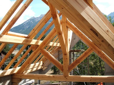 Construction charpente bois